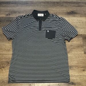Penguin polo black‎ and white XL